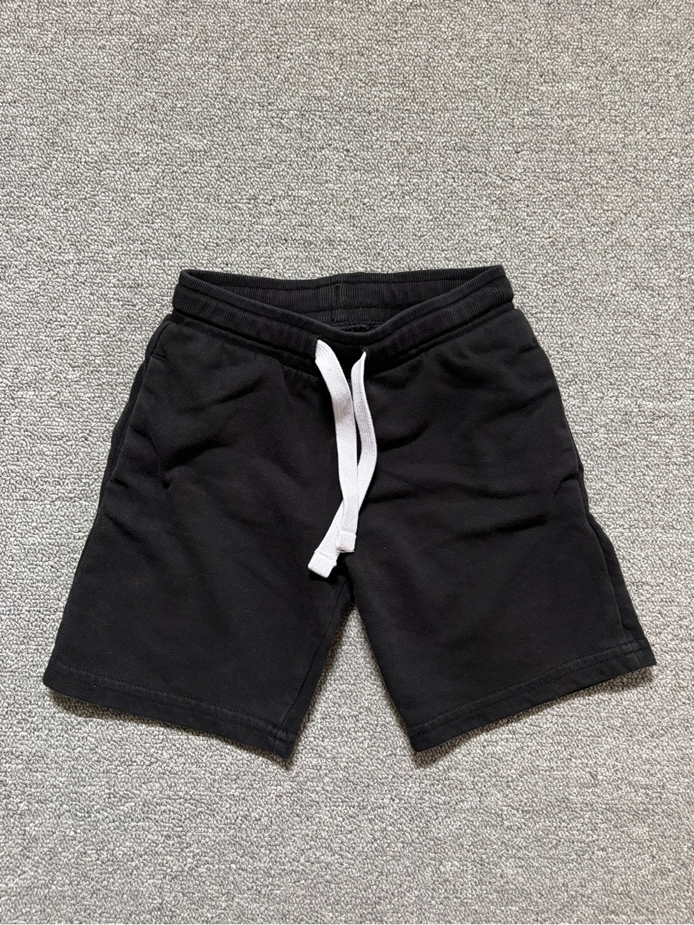 4/$20 H&M organic cotton basics black shorts size 3-4Y